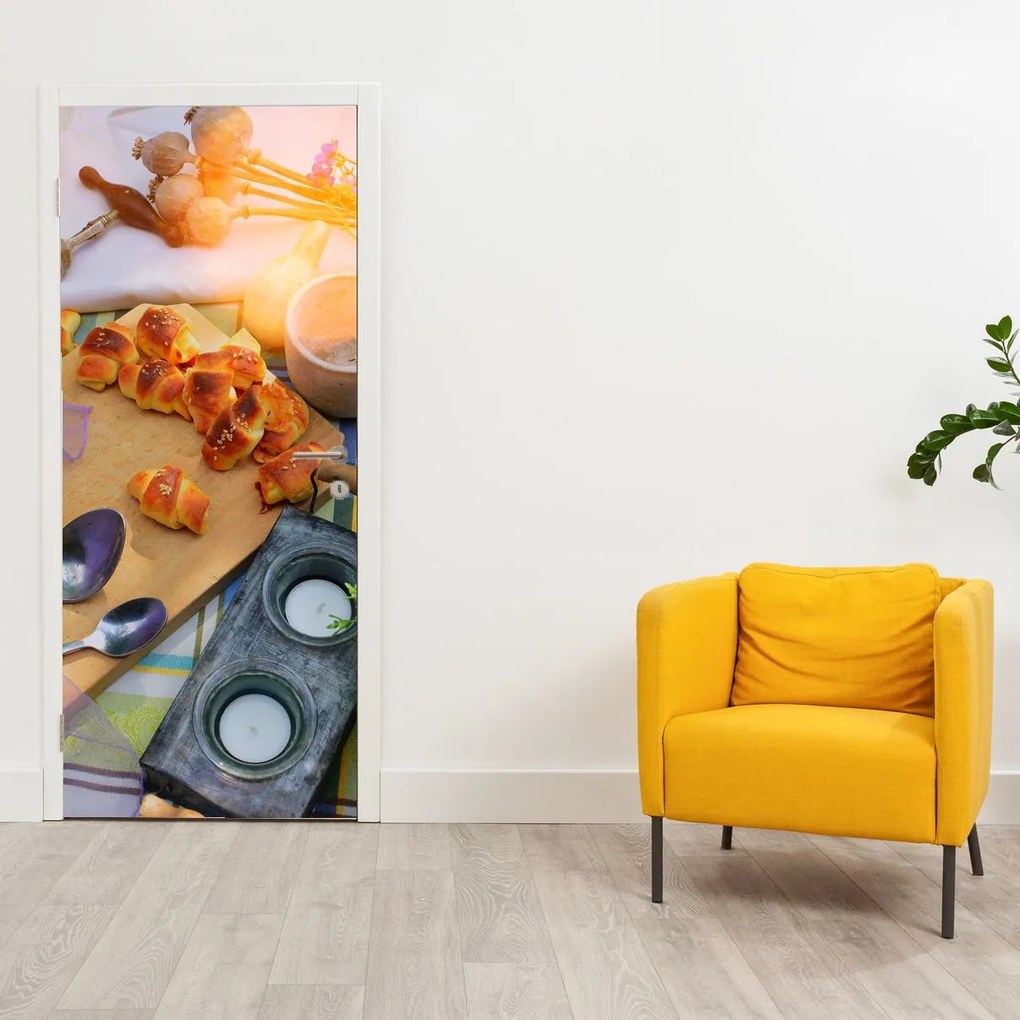 Fotótapéta ajtóra - Nyári piknik (95x205cm)