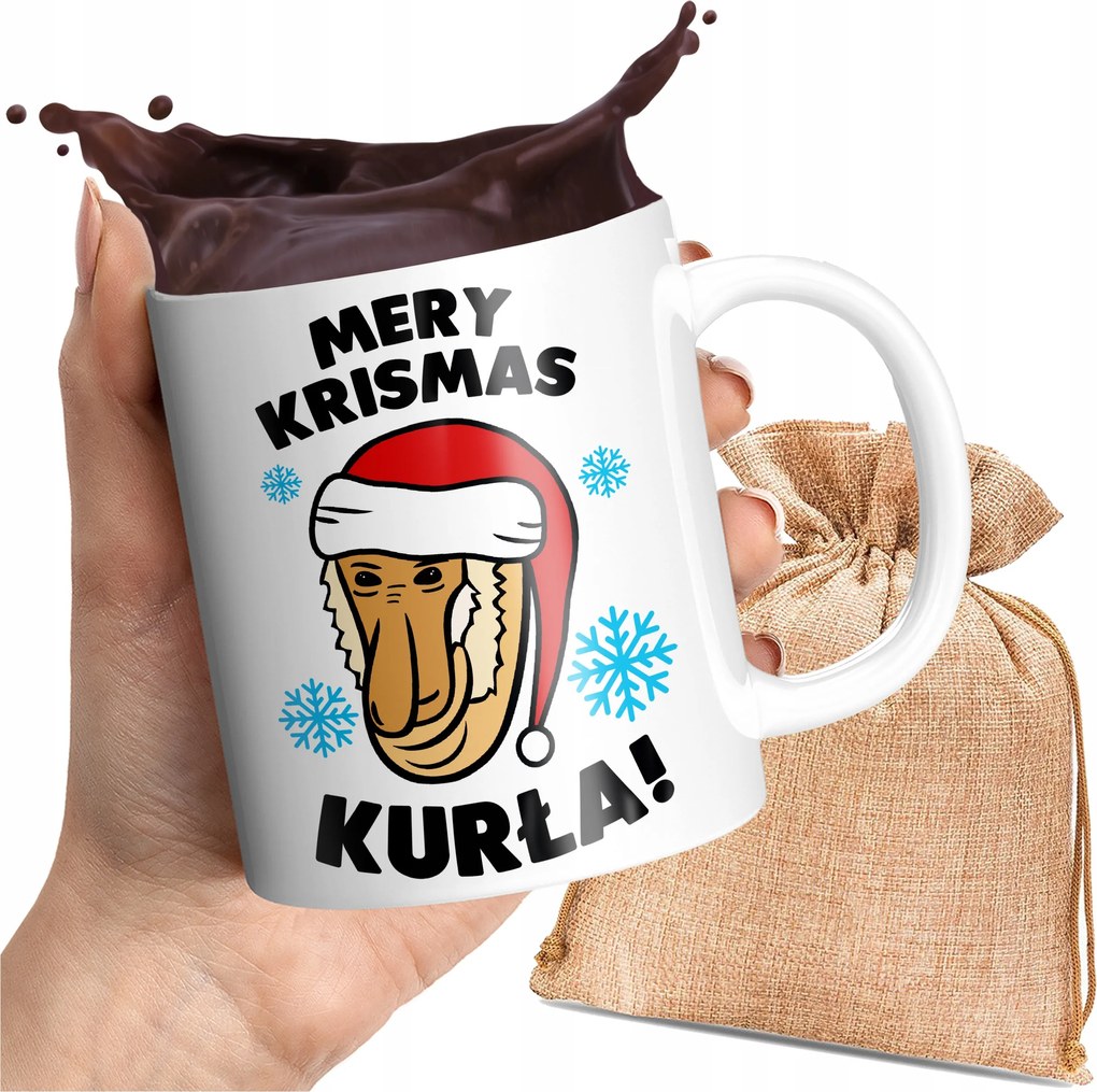 Bögre Janusz Karácsonyi Mery Krismas Mristmas Tyúk