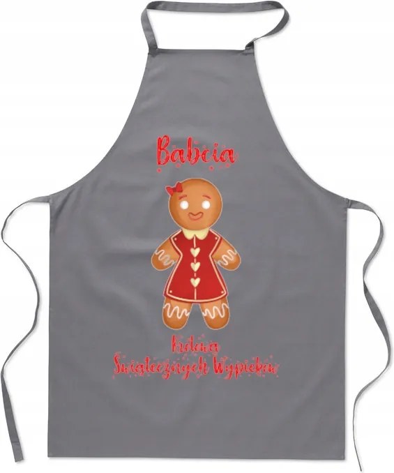 Karácsonyi konyhai kötény Nagymama a karácsonyi sütemények királynője