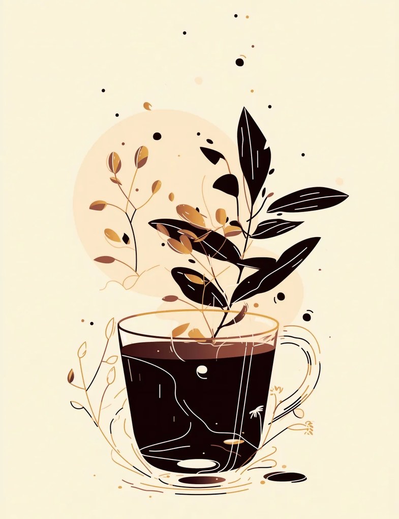 Poszter 50x65cm Őszi virágtartó