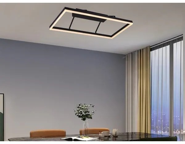 LED Fényerőszabályozható felületre szerelhető csillár LED/55W/230V 3000-6500K + távirányító