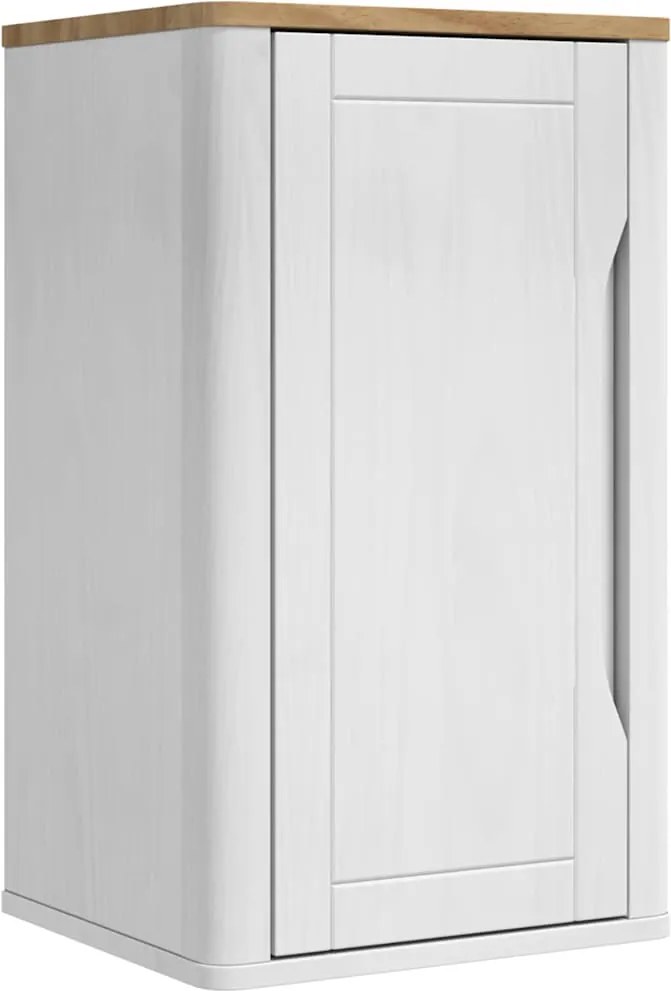 vidaXL Fürdőszobai faliszekrény polcokkal FLORO Fehér 35 x 30 x 60 cm