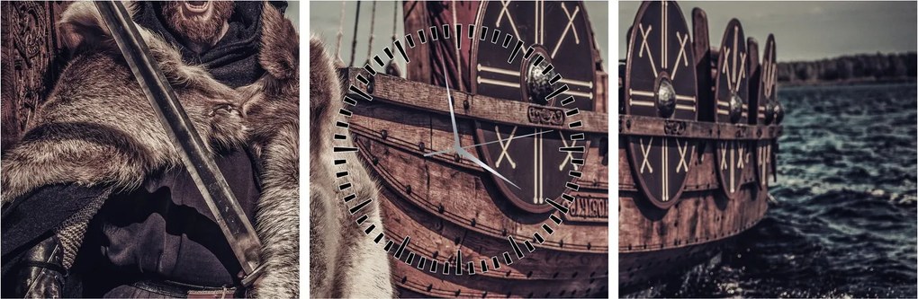 Kép - Viking (órával) (90x30 cm)