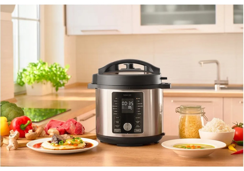 Sencor SPR 6600SS-CZE2 elektromos nyomástartóedény
