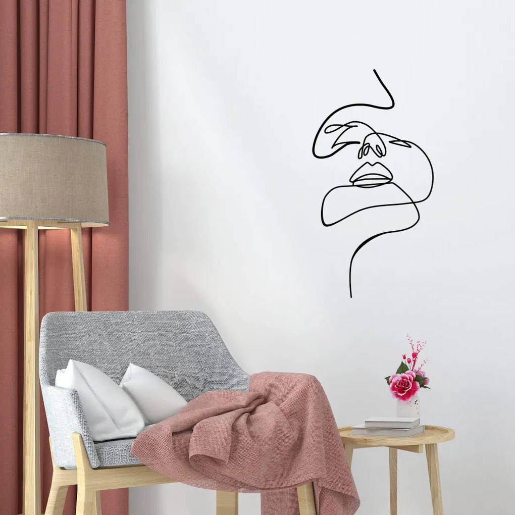 Glycon fém fali dekoráció, 36×68 cm
