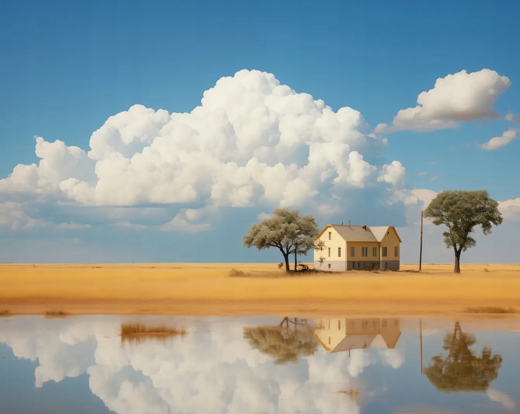 Poszter 76x60,5cm Ház