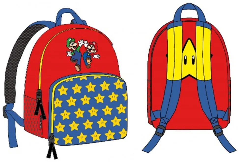 Super Mario hátizsák, táska 28 cm