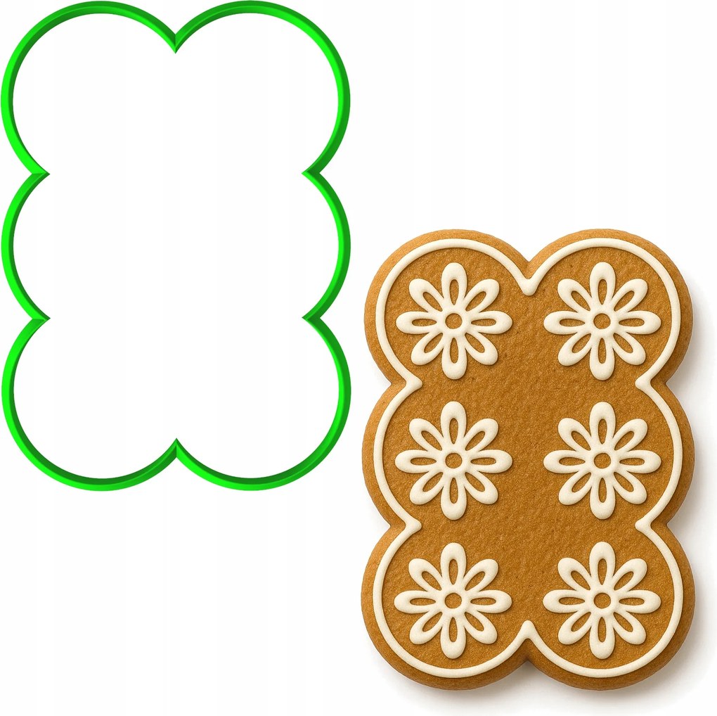 Karácsonyi Mézeskalács Forma Karácsonyi Mézeskalács 20cm