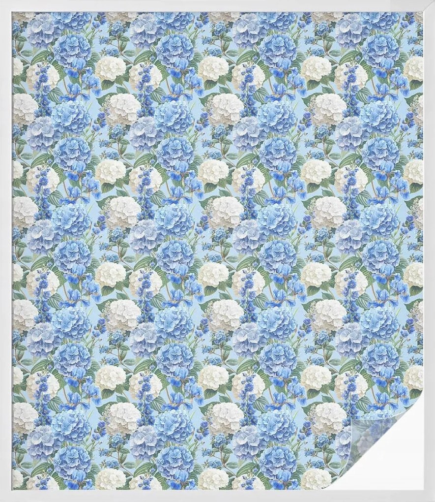 Öntapadós szélvédő furnér Adatvédelem Virágos báj 100x116