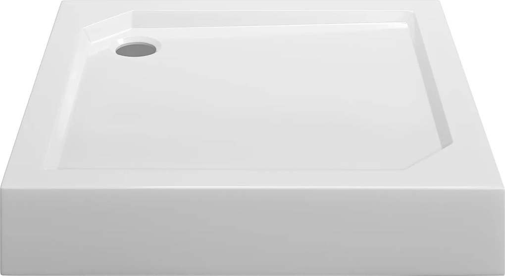 Beépített lengyel szögletes magas zuhanytálca 100x100 akril