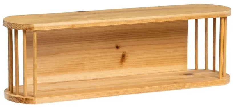 Natúr színű nyárfa fali polc képekhez 60 cm Aspen – Casa Selección