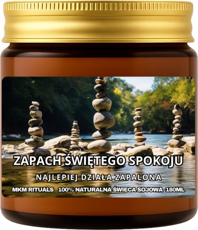 Szója illatgyertya 180 ml A szent nyugalom illata