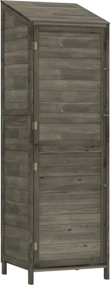 vidaXL antracit tömör fenyőfa kerti fészer 55x52x174,5 cm