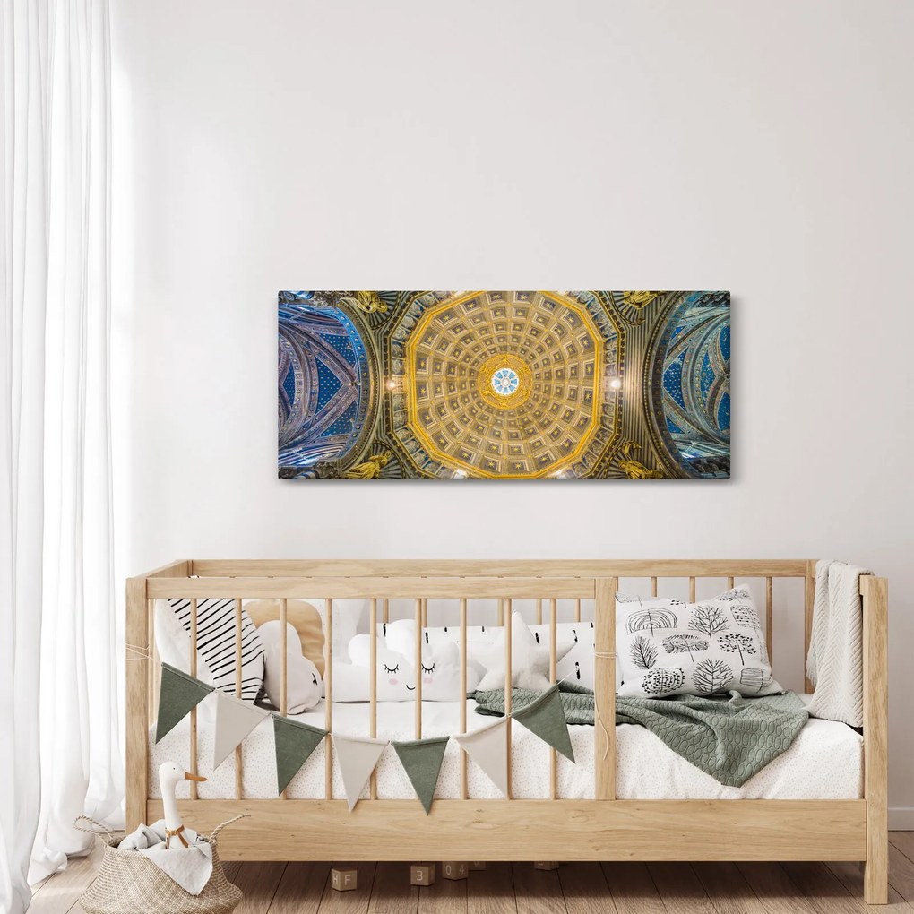 A Siena templom mennyezetének képe (120x50 cm)