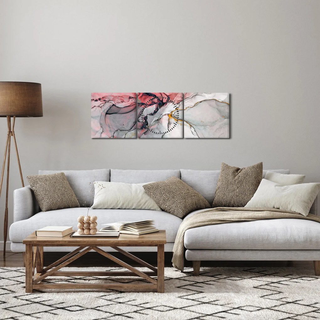 Az absztrakció képe (órával) (90x30 cm)