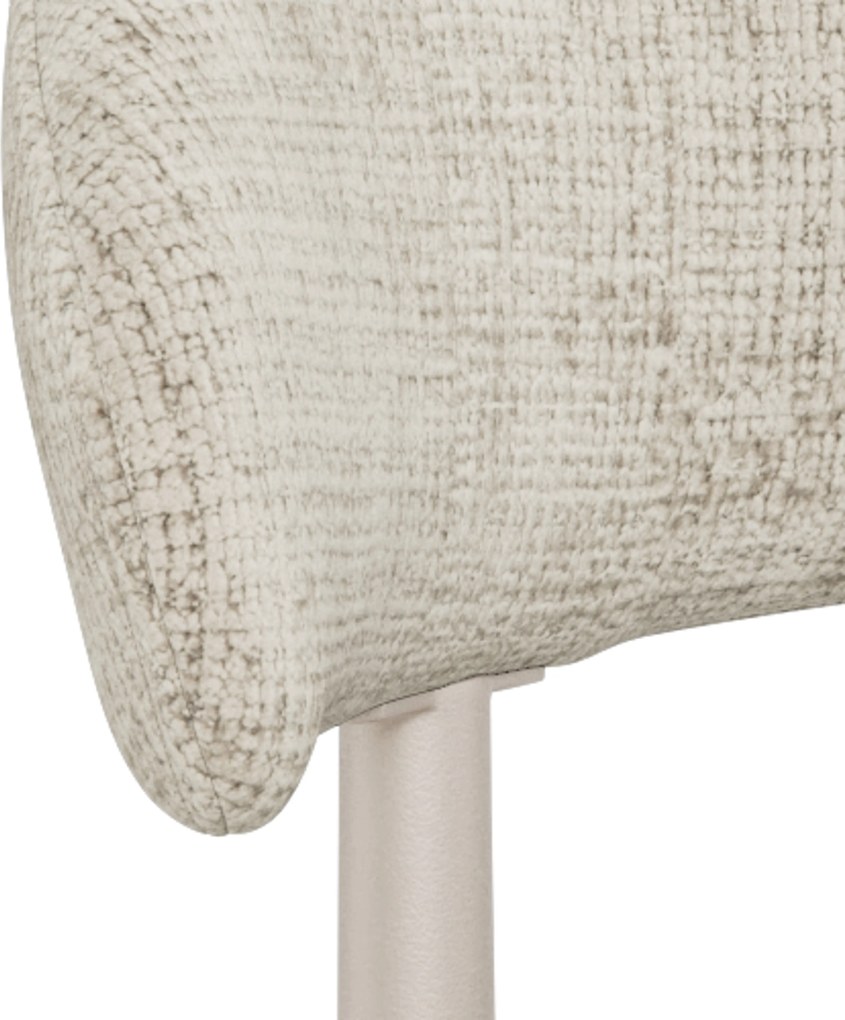 MAZZONI EXPORT IRIS Bézs (Juto 4 szövet)/szürke-bézs váz (cashmere) - MODERN KÁRPITOZOTT SZÉK BOHO STÍLUSÚ NAPPALIBA/ÉTKEZŐBE