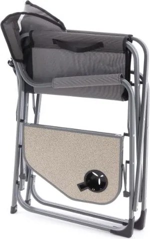 DIVERO Kemping összecsukható szék asztallal és italtartóval