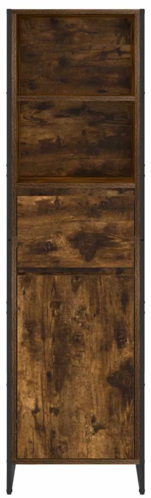 Könyvespolc fiókkal Füstös tölgy 43 x 36 x 150,5 cm Faanyag