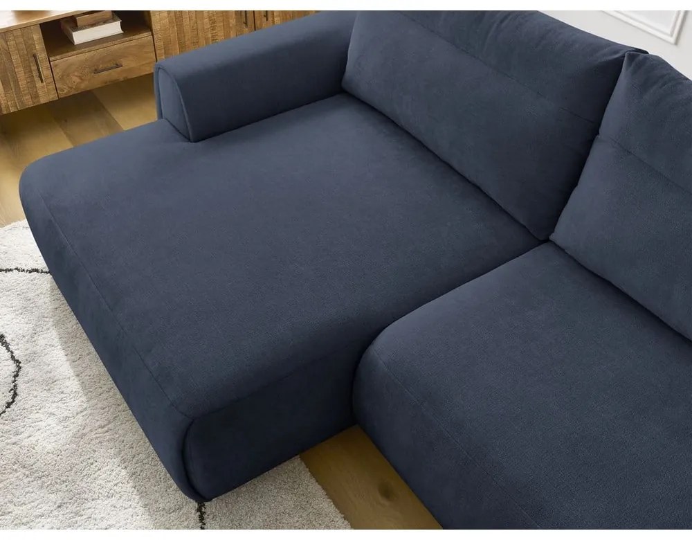 Sötétkék sarokkanapé Aden – Bobochic Paris