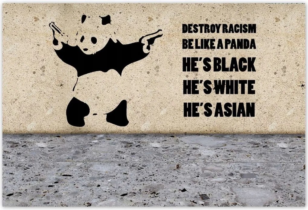 Fotótapéták 200x135 Banksy Panda