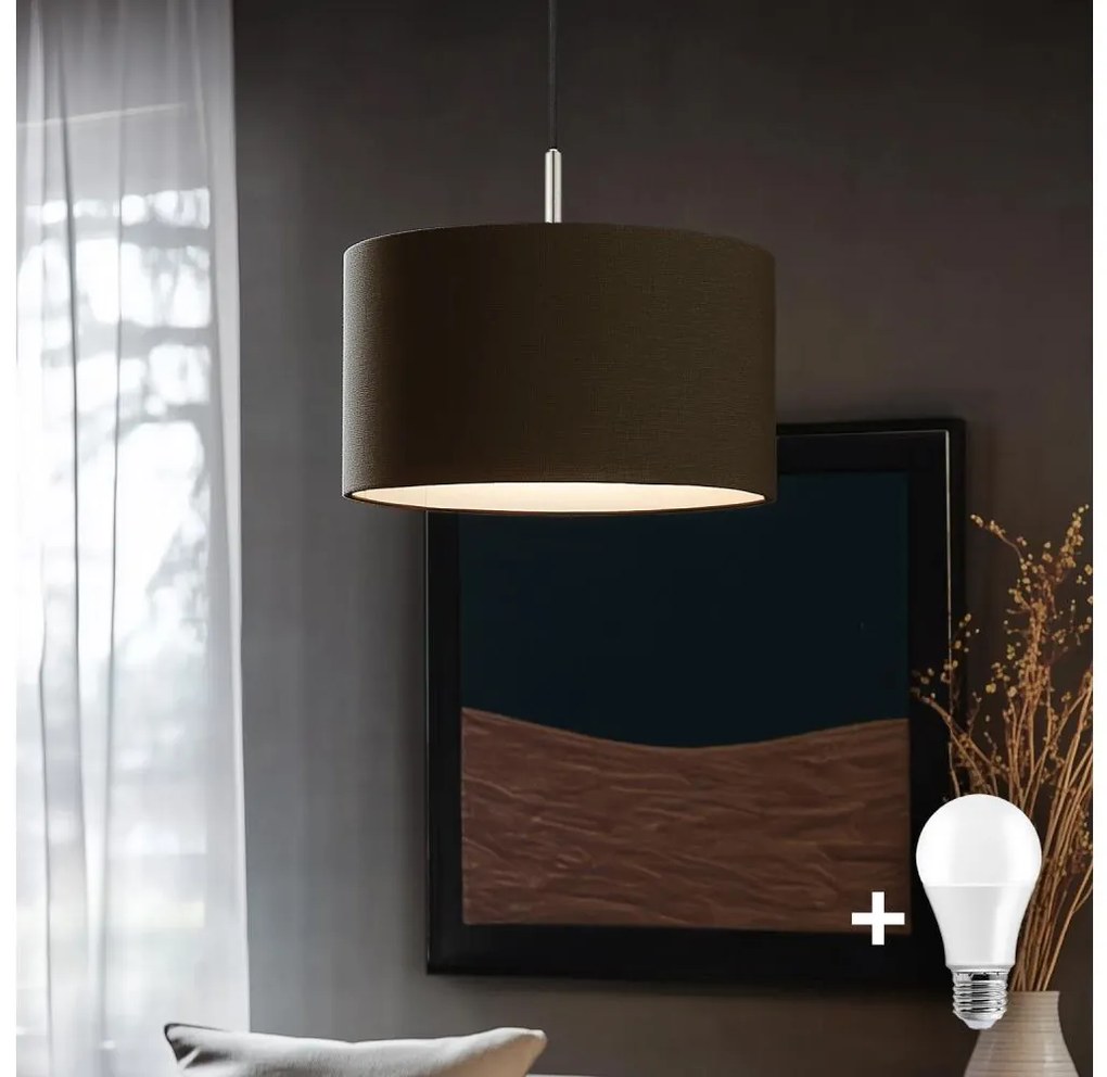 Eglo Eglo - LED TUNJA lógólámpa 1xE27/60W/230V barna EG32517N