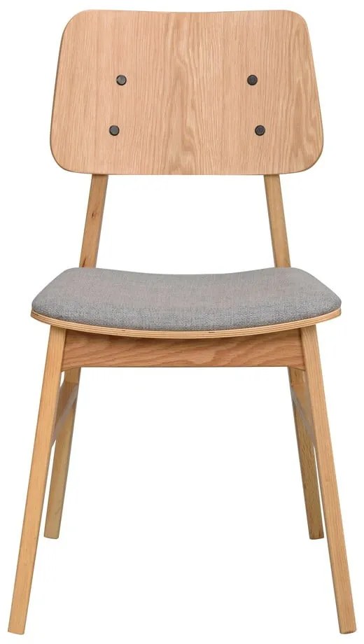 Nagano világosbarna étkezőszék világosszürke ülőrésszel - Rowico