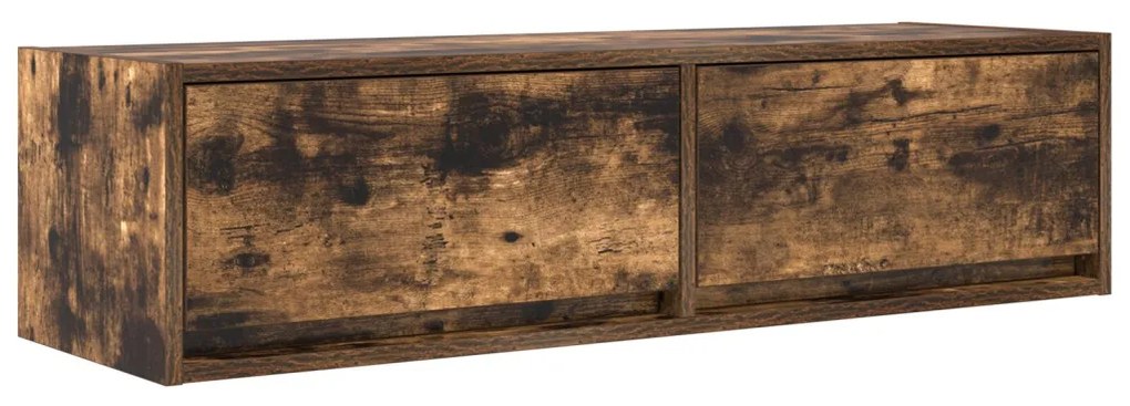 Televíziós szekrény Füstölt tölgy 100x31x25,5 cm Mérnöki fa
