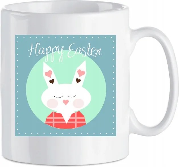 Húsvéti nyuszi mintás bögre 330 ml