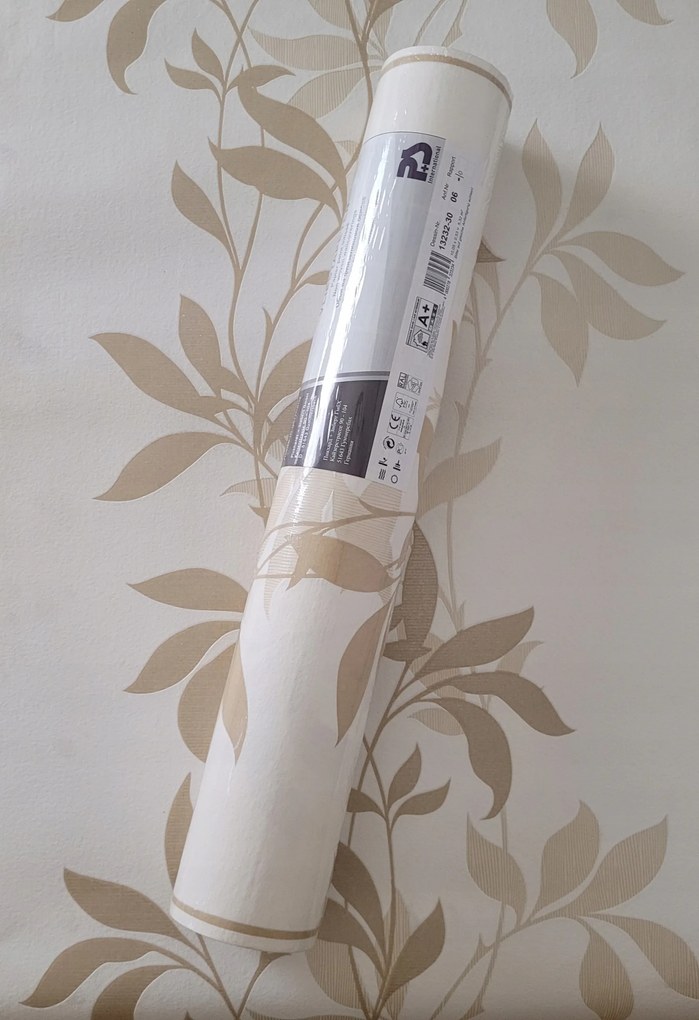 Háttérkép levelek, arany brokát, 13232-30