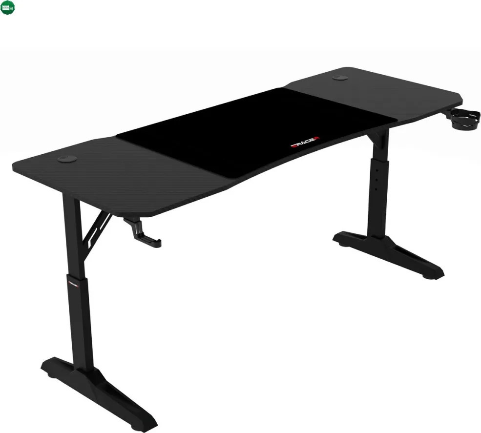 NERO állítható gamer asztal 140 × 60 cm