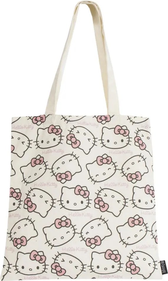 Hello Kitty Charm shopping bag, bevásárlótáska 40 cm