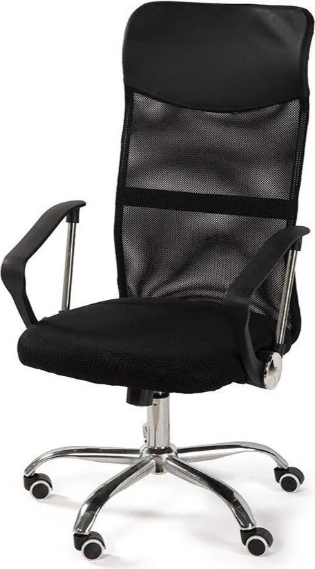 Fekete kárpitozott irodai szék Arco – Bonami Essentials