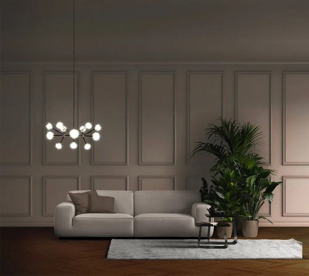 TOOY 552-12-C2-C41-CLEAR NABILA Modern Függesztett Lámpa G9 IP20