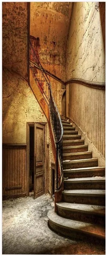 Fotótapéta ajtóra MONAMOUR STAIRS 86x200 cm