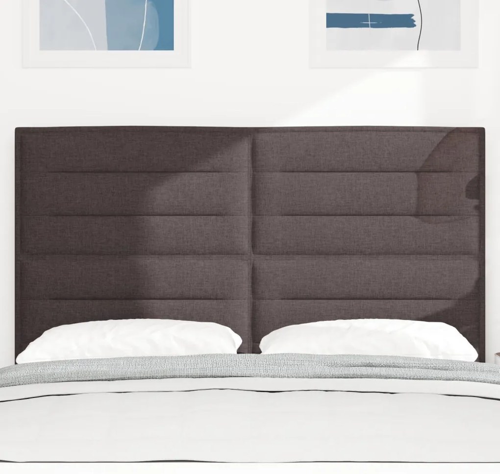 Fejtámla Sötétbarna 140 cm Szövet