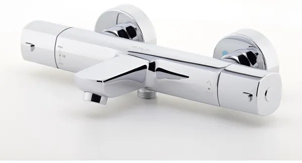 Novaservis - Termosztatikus fürdőcsap METALIA fényezett króm