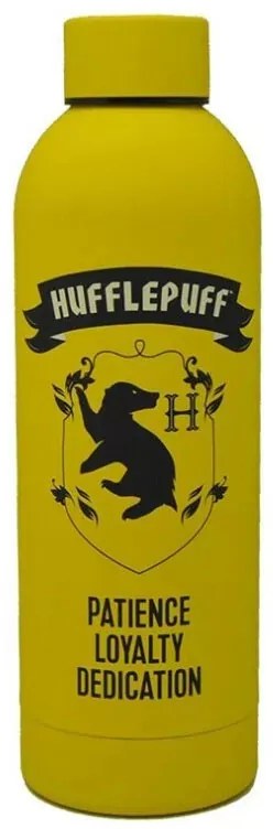 Harry Potter Hufflepuff rozsdamentes acél kulacs csavaros kupakkal 700 ml