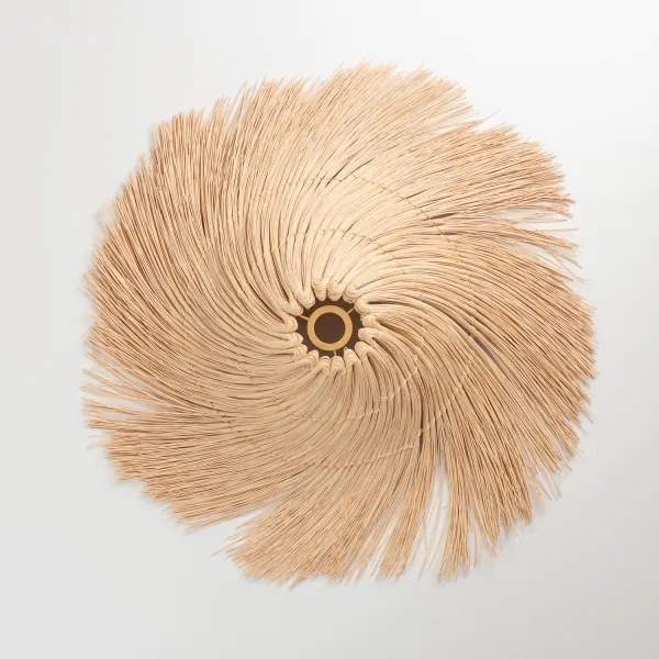 Brilagi - CERIA BOHO LED csillár kábellel, 1xE27/40W/230V, átm. 70 cm, rattan