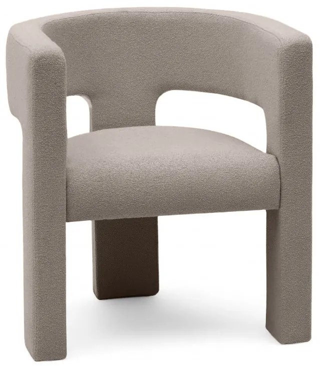 Bézs-szürke design kialakítású fotel ALPAH LOOP