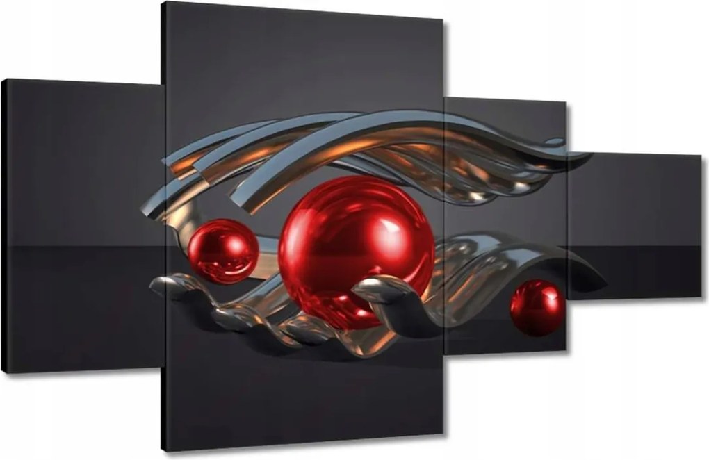 Képek 130x80 Piros golyók a kézben