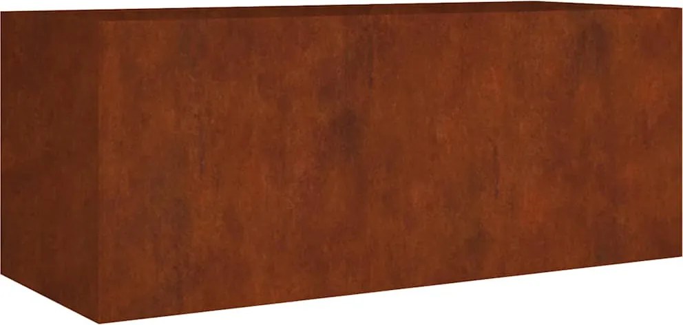 vidaXL corten acél kerti magaságyás 200x80x80 cm