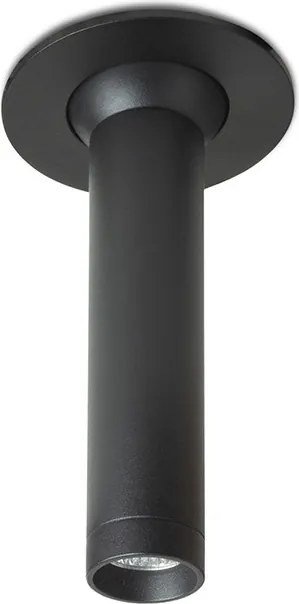 RENDL LUMIS 11 DIMM süllyesztett lámpa fekete 230V LED 7W 38° 3000K