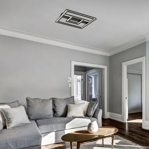 Rabalux 71071 - LED mennyezeti lámpa SIDONA LED/48W/230V 3000K fekete