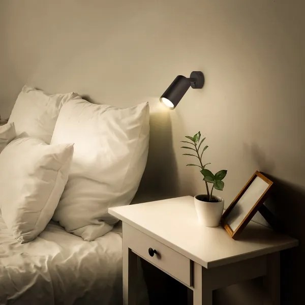 Brilagi - LED dimmelhető fali spotlámpa SELE 1xGU10/4,8W/230V fekete