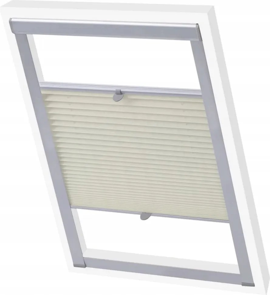 Pliszírozott Roló Világosszürke Non-invazív Méret 110 x 130CM