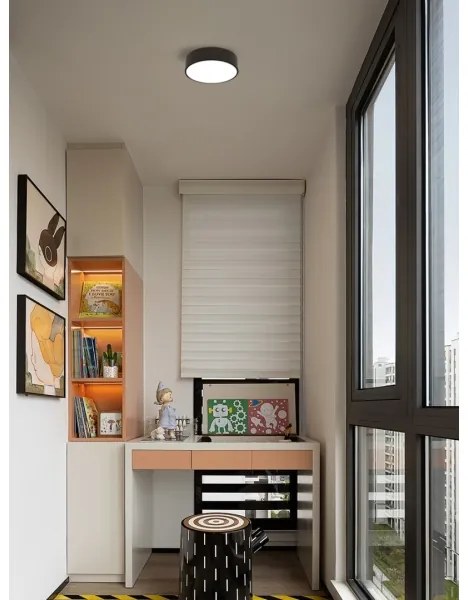 Immax NEO 07200L - LED Dimmelhető lámpa RONDATE LED/18W/230V fekete Tuya + távirányító