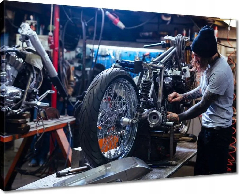 Vászonkép 70x50 Motorkerékpárok