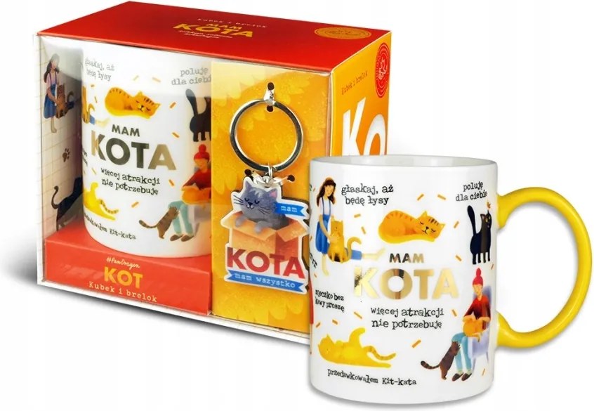 Bögre Kulcstartó Macska Amatőr Macska Szerelmeseinek MI Van És Ölelkezik