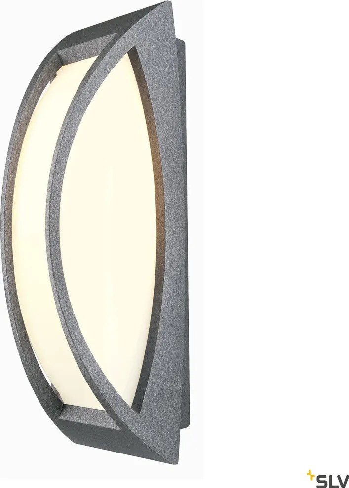 SLV 230445 MERIDIAN Modern Kültéri Fali Lámpa Antracit E27 IP54