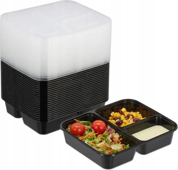 Praktikus uzsonnás dobozok iskolába vagy irodába – 24 db-os szett